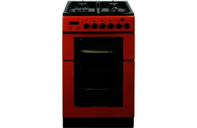 Baumatic BCG520R 50cm Gas Twin Cooker - Red